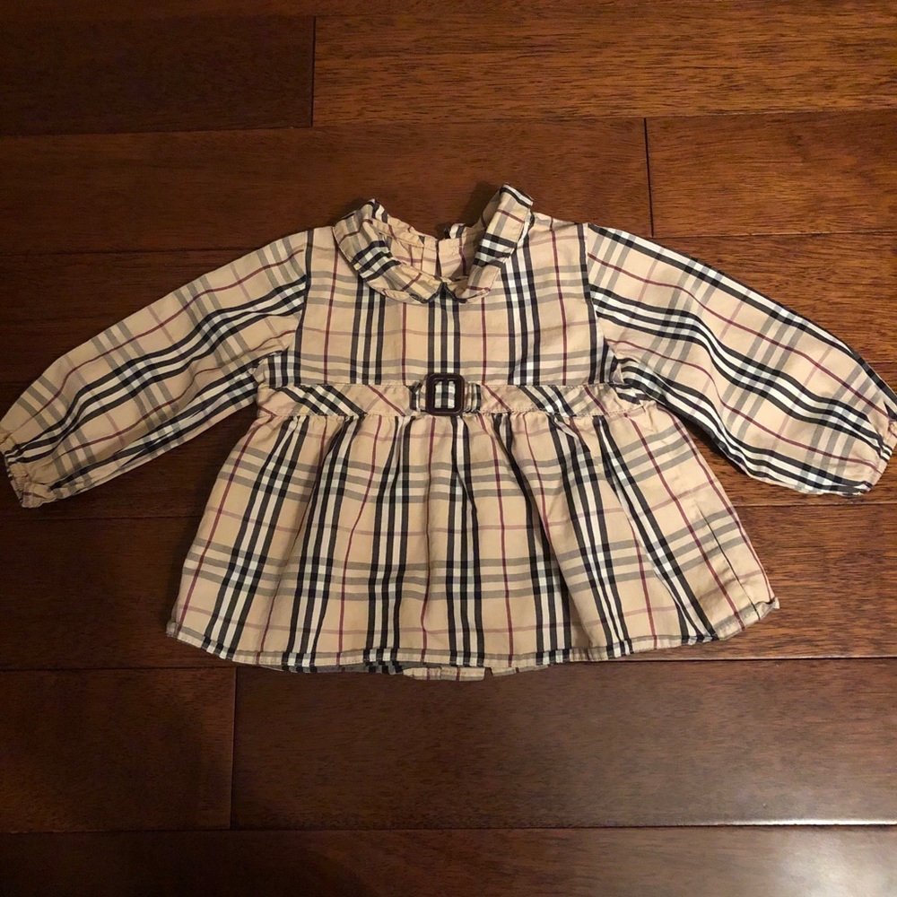 12mnth baby girl Burberry shirt